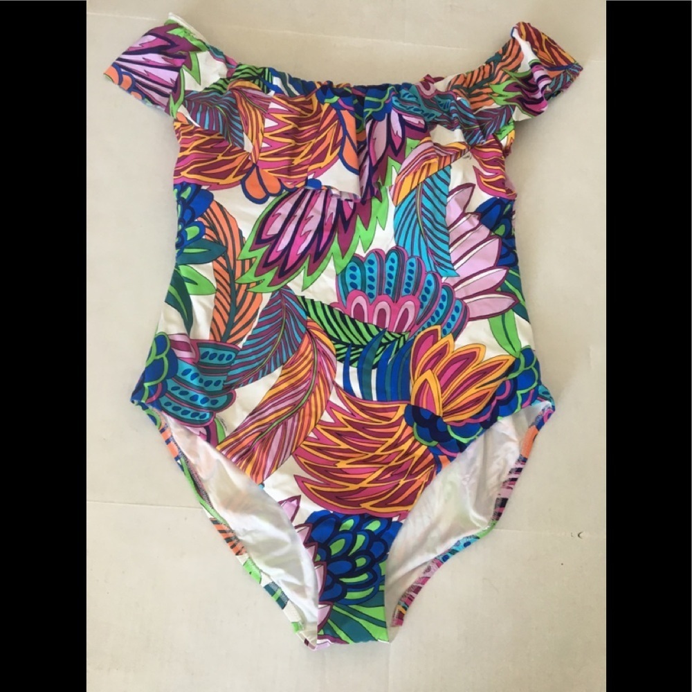 22. Trina Turk Ruffle Swimsuit - Picture 12 of 16